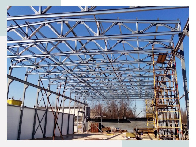 Строительство цехов в Юрга от 642 руб. под ключ