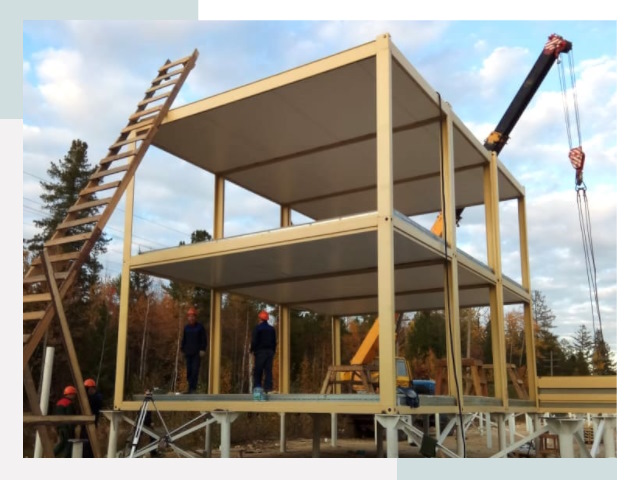 Строительство модульных здания Юрга