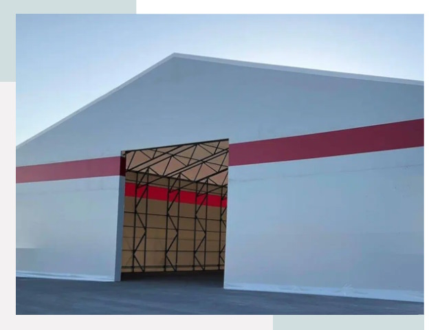 Быстровозводимые ангары в Юрге