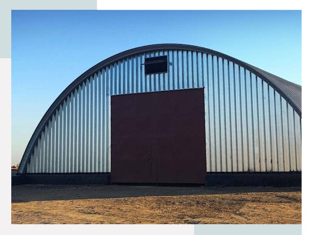Арочные ангары в Юрге