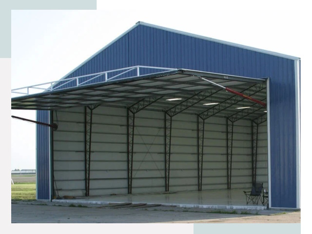 Прямо стенные ангары в Юрге