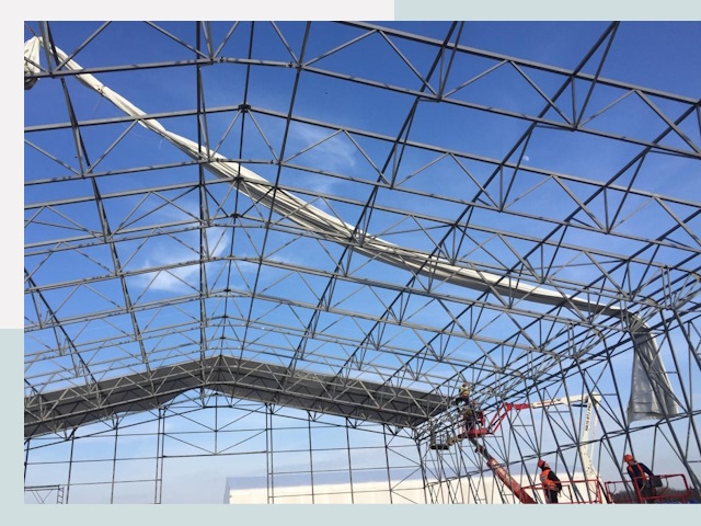 Шатровые ангары от 642 руб. в Юрге и Кемеровской области