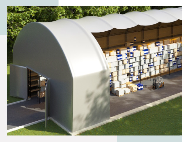 Тентовые ангары в Юрге
