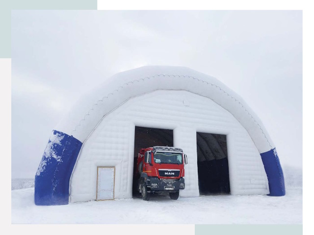 Мобильные ангары в Юрге