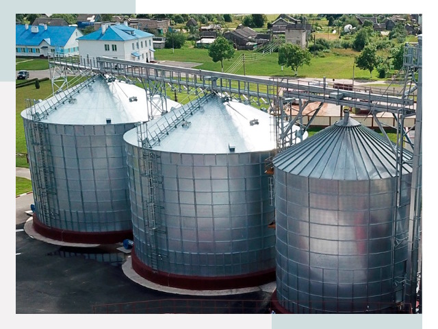 Металлические силосы в Юрге