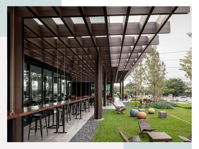 Летние веранды для кафе в Юрге