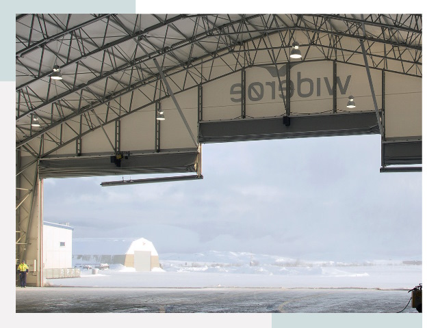 Ворота для ангаров в Юрге