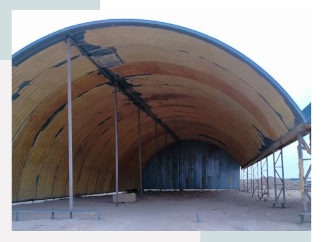 Реконструкция ангаров в Юрге