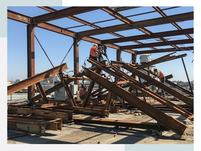 Демонтаж металлоконструкций в Юрге от 642 руб.