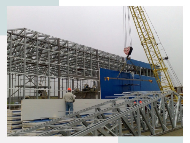 Монтаж ангаров в Юрге