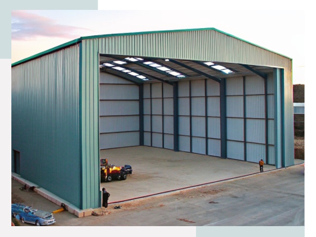 Строительство ангаров в Юрге