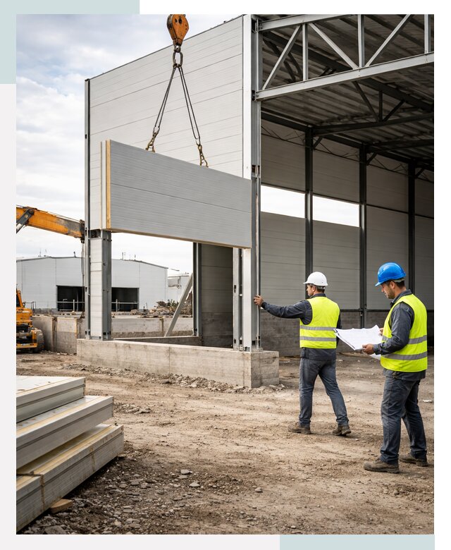 Склад из сэндвич панелей под ключ в Юрге от 10161 р. | СтальСтрой-Юрг