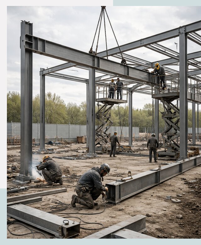 Строительство выставочных павильонов из металлоконструкций в Юрге