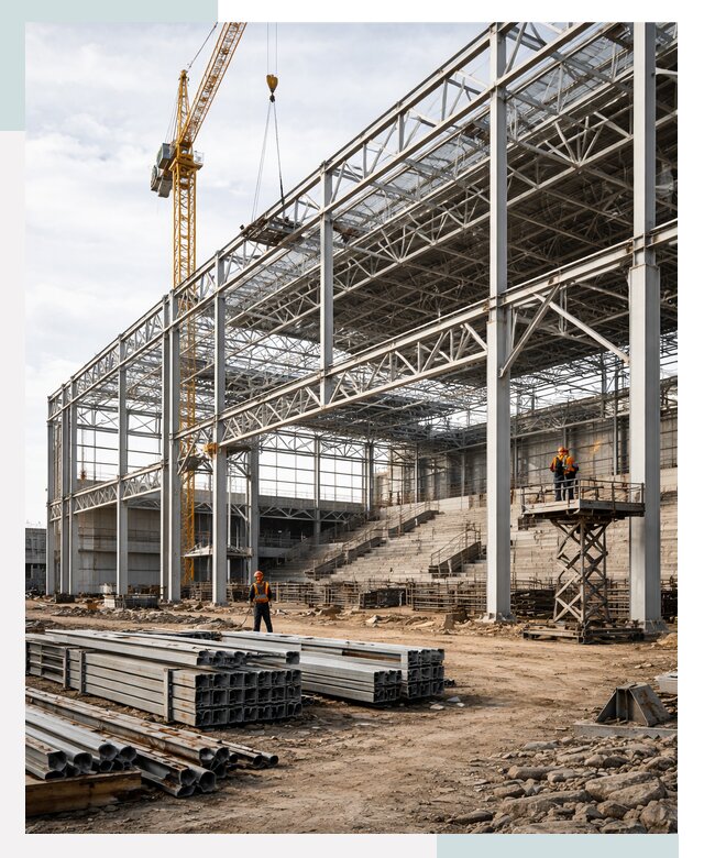 Строительство спортивных комплексов в Юрге от 32088 р. | СтальСтрой-Юрг