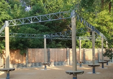 Терраса из металлоконструкций под ключ, проектирование, изготовление и монтаж от СтальСтрой-Юрг